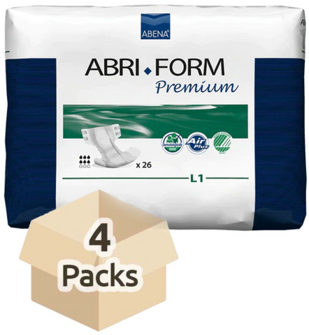Couche Adulte - Abri Form L1 - Carton de 4 paquets ( 104 unités)