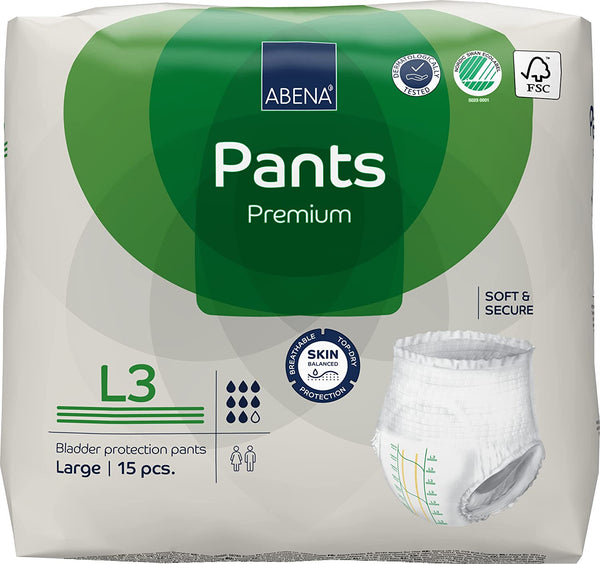Couche Culotte adulte - Abena Pants - Taille L3 - 90 unités