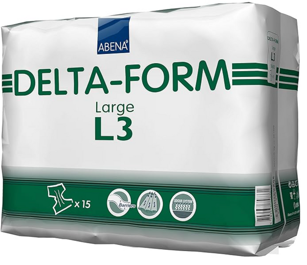 Couche Adulte - Delta Form L3 - Carton de 4 paquets (60 unités)