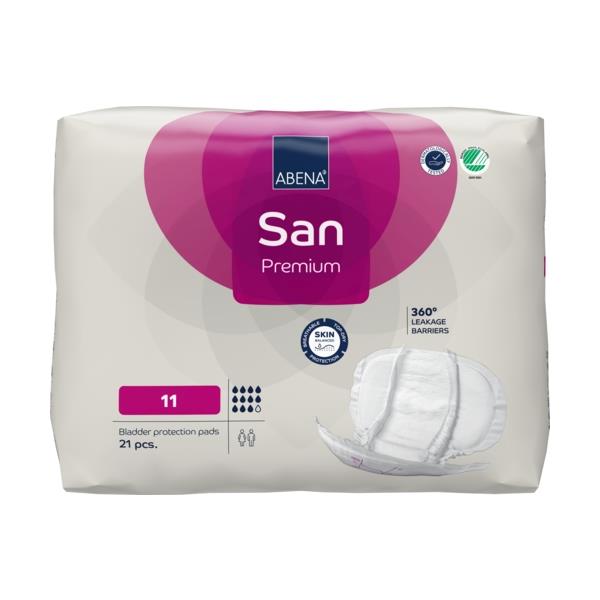 Abri-San 11 - Protections Anatomiques -Carton de 4 paquets (84 unités)