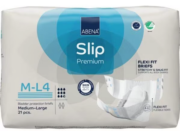 Couche Adulte  - ABENA Slip Flexi Fit M-L4- Carton de 4 paquets ( 84 unités)
