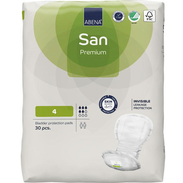 Abri-San 4 - Protections anatomiques - Carton de 9 paquets (270 unités)