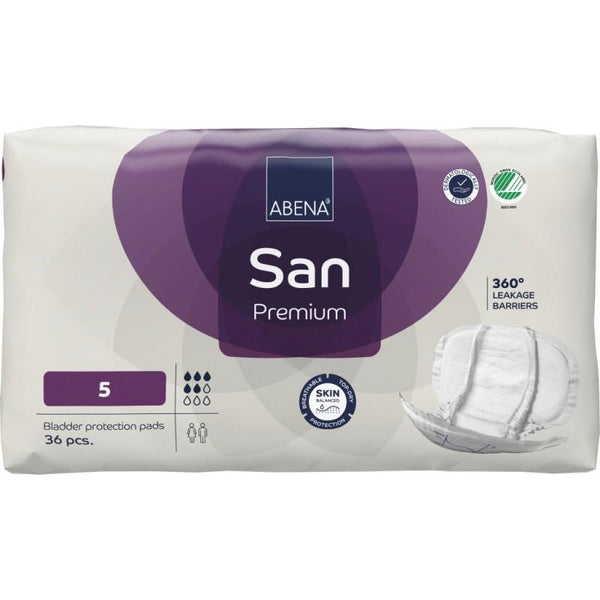 Abri-San 5 - Protections anatomiques -Carton de 4 paquets (144 unités)