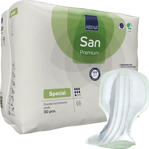 Abri-San 4 - Protections anatomiques - Carton de 9 paquets (270 unités)