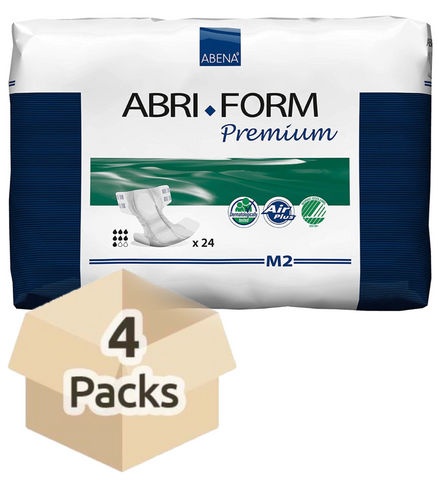 Couche Adulte - Abri Form M2 - Carton de 4 paquets (96 unités)