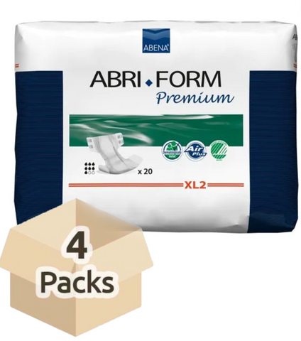 Couche Adulte - Abri Form XL2 - Carton de 4 paquets (80 unités)