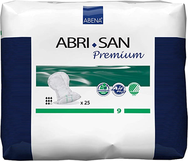Abri-San 9 - Protections anatomiques -Carton de 4 paquets (100 unités)