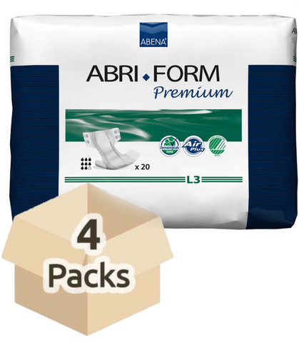 Couche Adulte - Abri Form L3 - Carton de 4 paquets (80 unités)