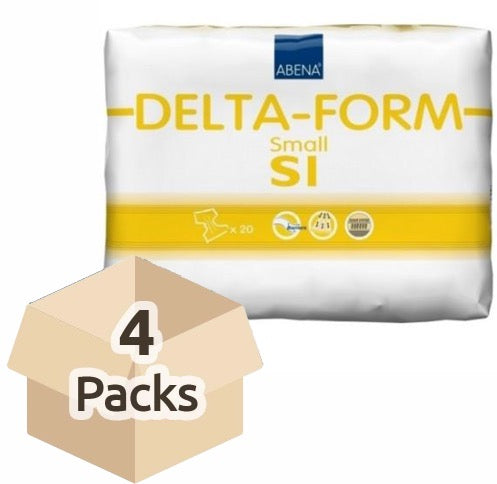 Couche Adulte - Delta Form S1 - Carton de 4 paquets (80 unités)