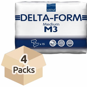 Couche Adulte - Delta form M3 - Carton de 4 paquets (60 unités)