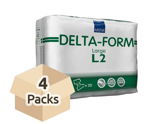 Couche Adulte - Delta Form L2 - Carton de 4 paquets (80 unités)