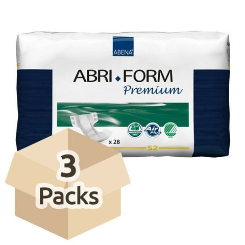 Couche Adulte - Abri Form - Taille S2 - Carton de 3 paquets (84 unités)
