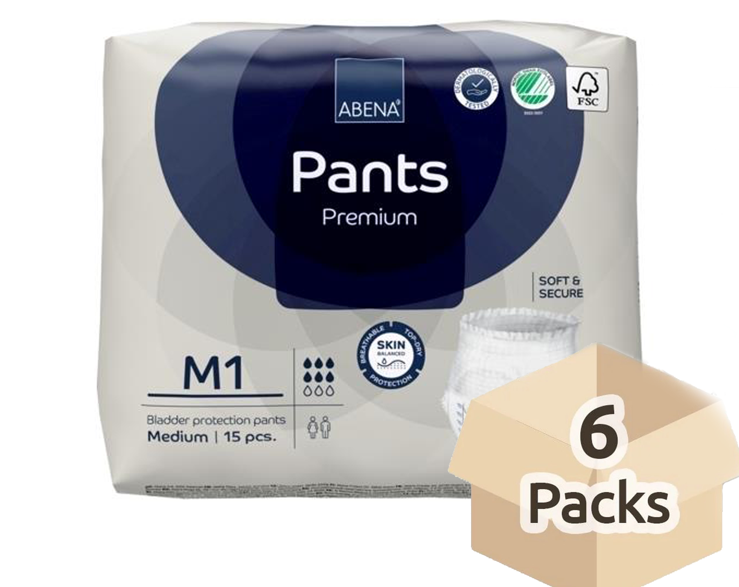 Couche Culotte adulte - Pants Premium - Taille M1 - 90 unités