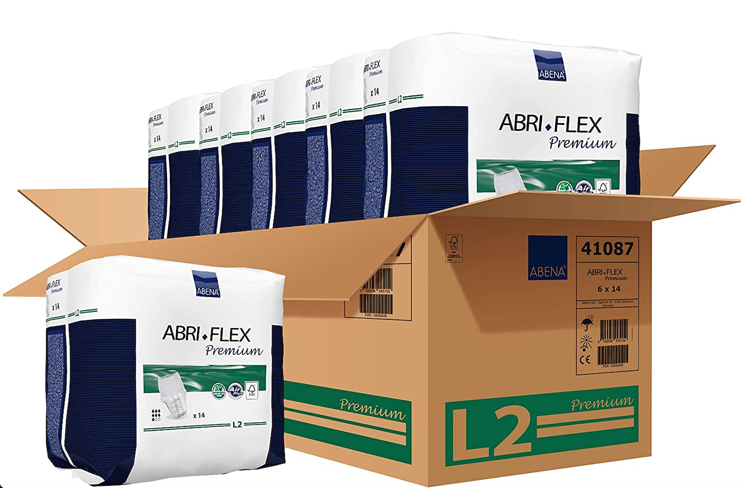 Couche Culotte adulte - Abri Flex Premium - Taille L2 - 84 unités