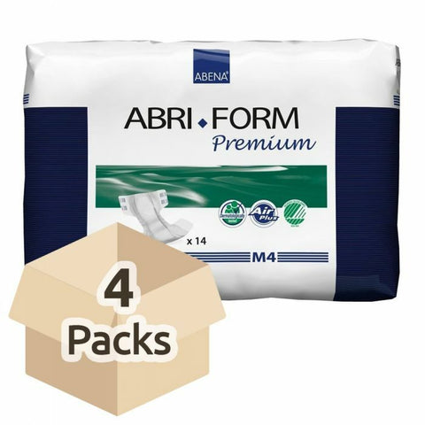 Couche Adulte - Abri Form M4 - Carton de 4 paquets (56 unités)